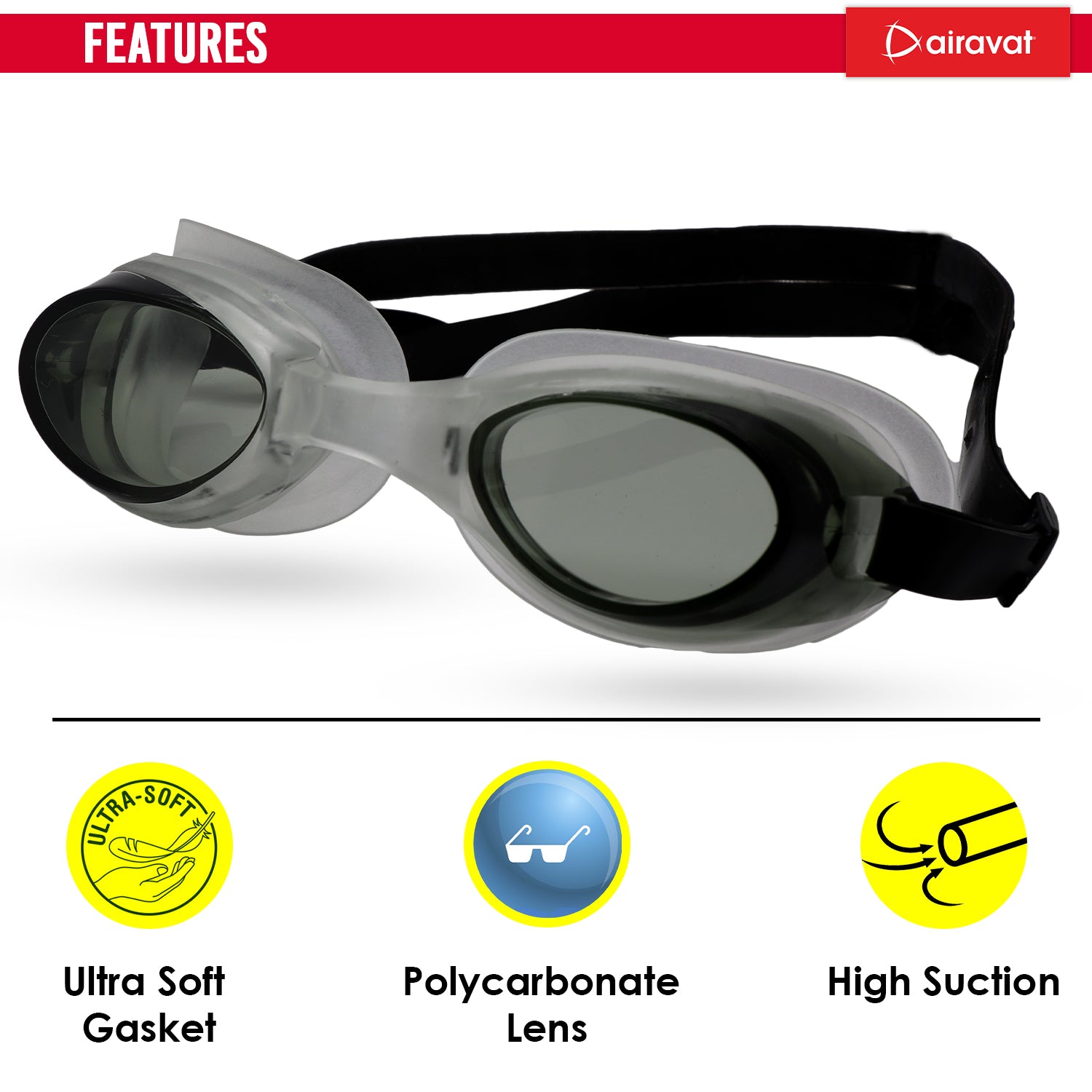 Airavat Swimming Goggles Wave 1010 Junior