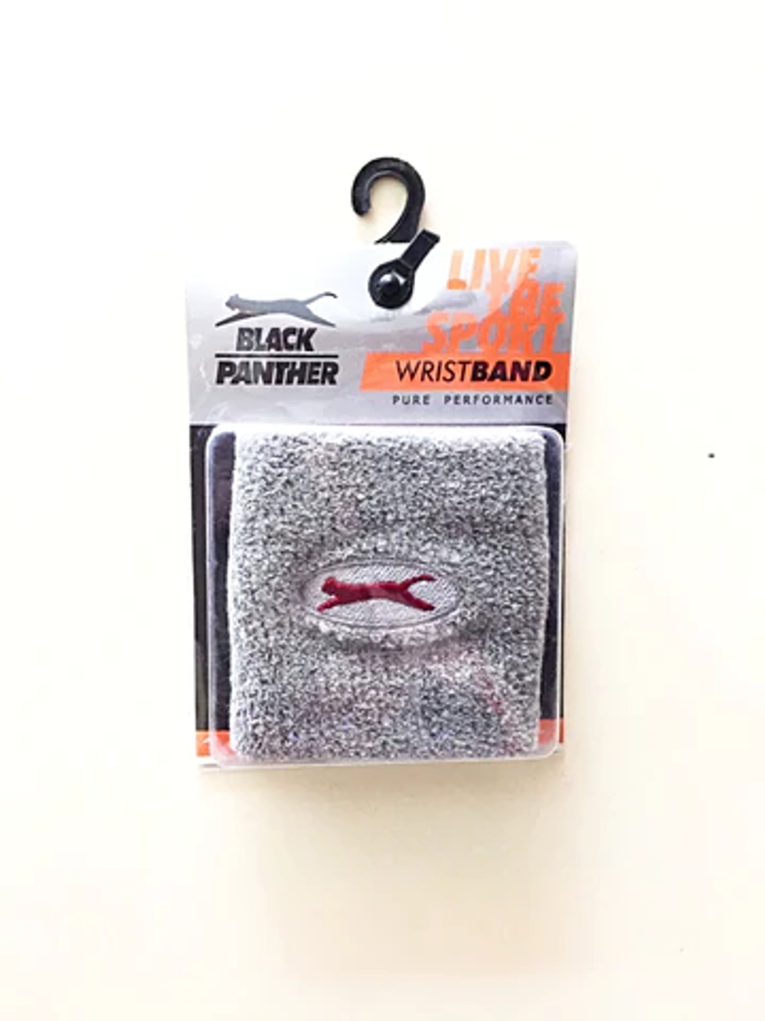 Black Panther Cotton Wristbands (Pro) White