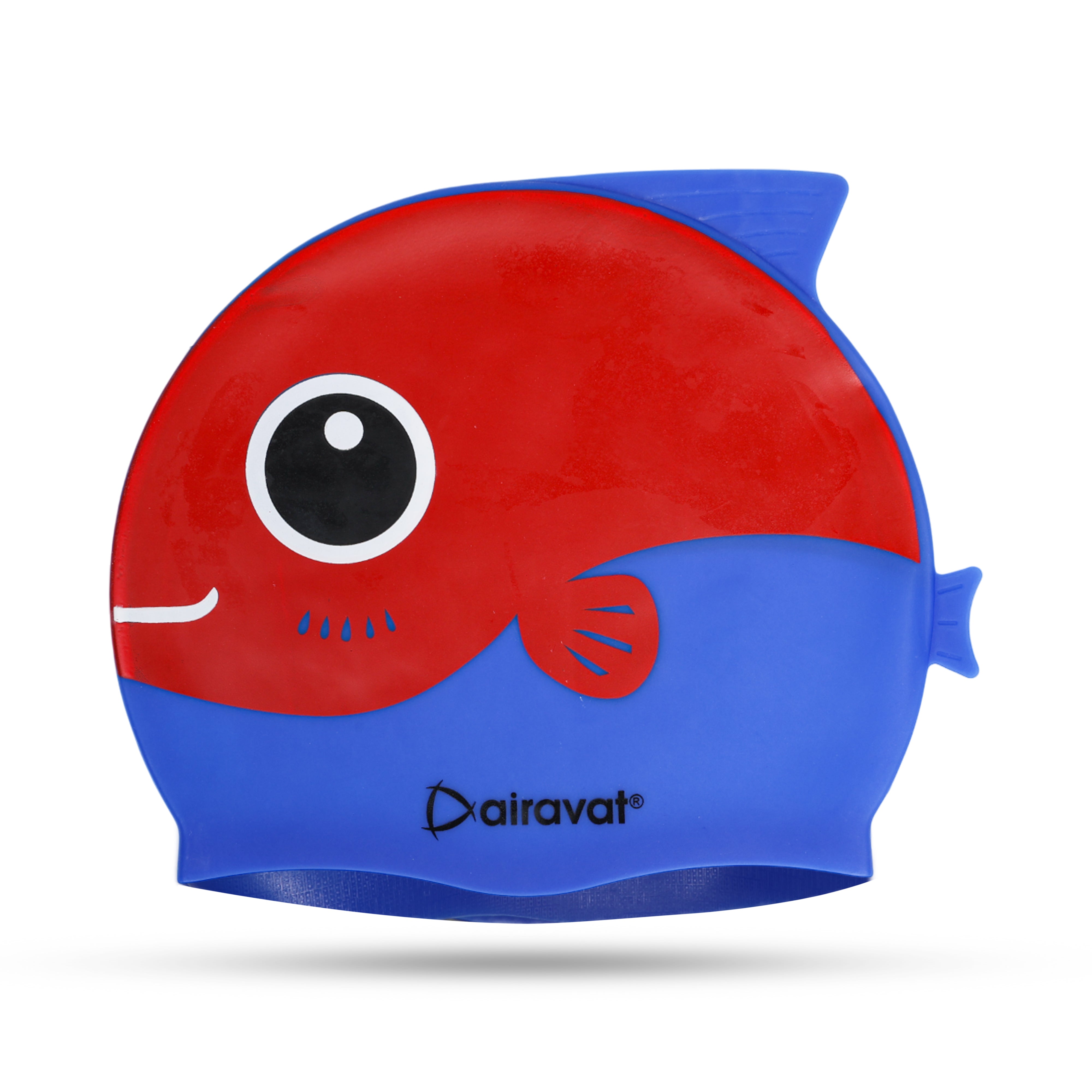 Airavat Kids swimming Cap Ocean Pop Fish Red