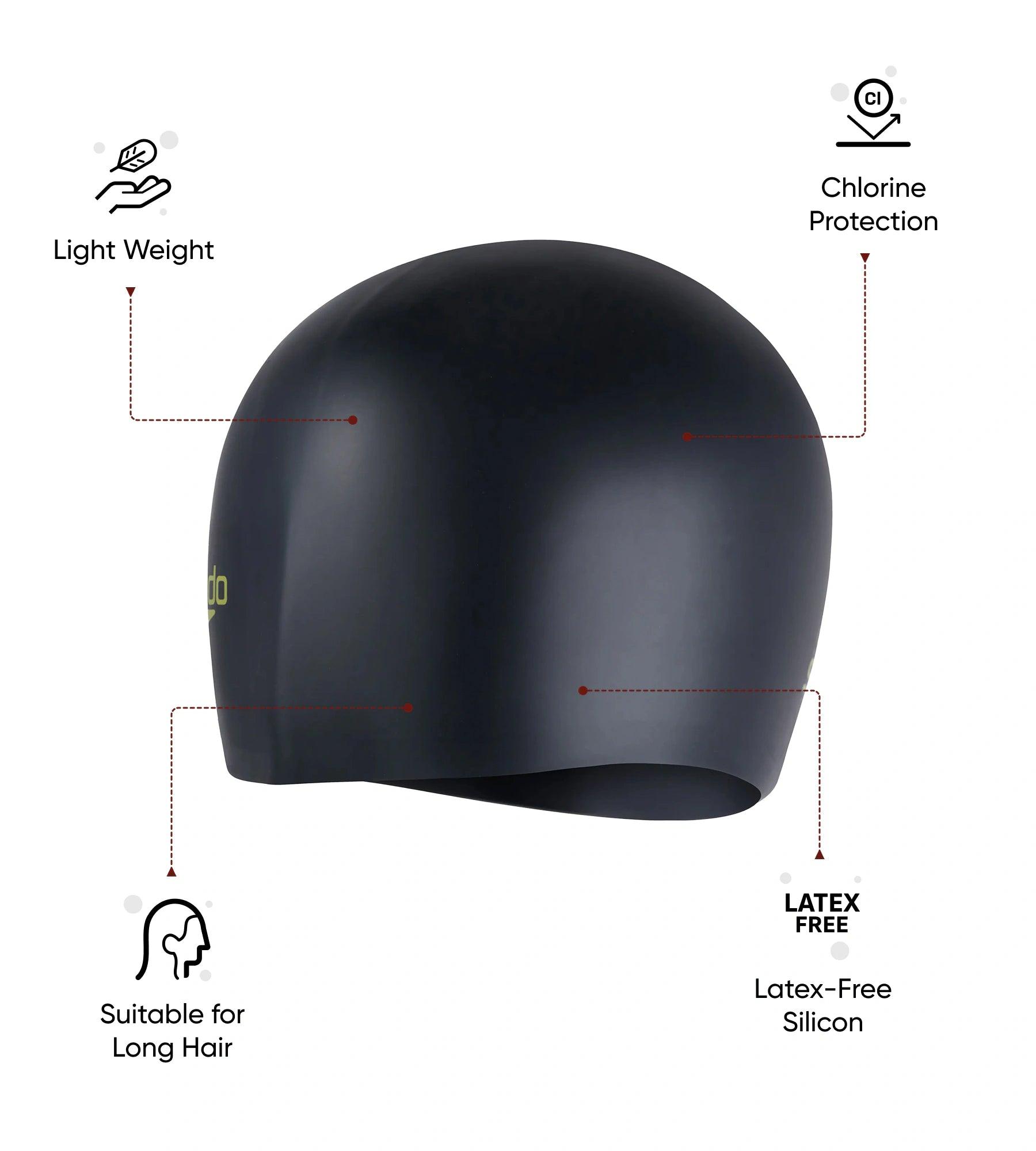 Speedo Junior Long Hair Cap 812809